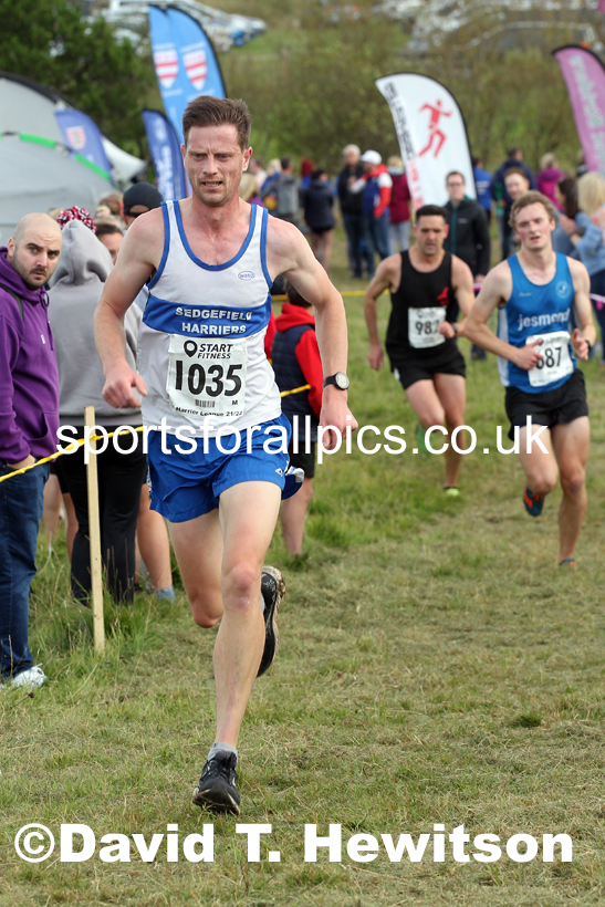 Senior mens 2021 North Eastern Harrier League, Druridge Bay. Photo: David T. Hewitson/Sports for All Pics